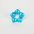 Pure Silver Enamel Blue Flowers 6g (Pack of 2)